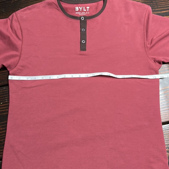 Bylt Basics drop cut Henley Lux size Medium - Picture 3 of 4
